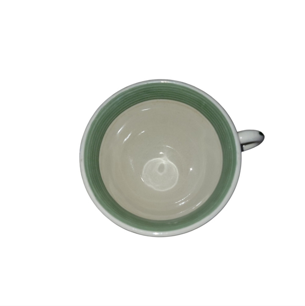 3/$22 Limoges American Lyceum Green - Tea Set with Gold Accents